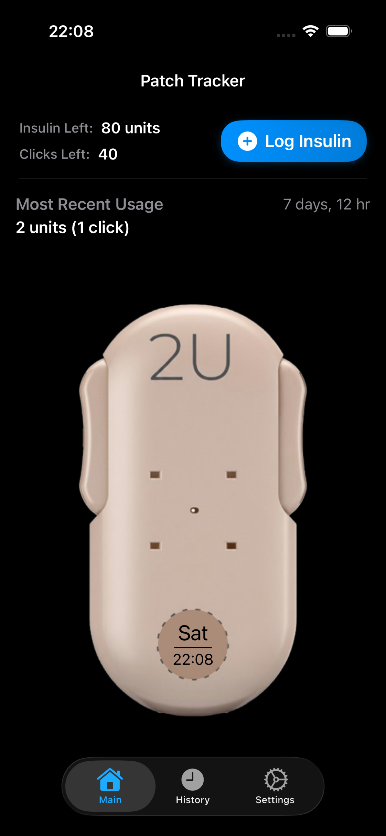 Patch Tracker App Interface